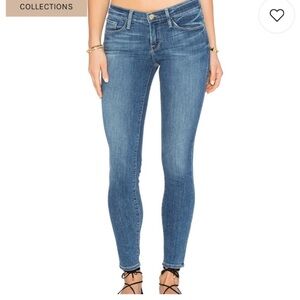 FRAME | Le Skinny de Jeanne Crop Blud Jeans 26 EUC Stripe Hrm